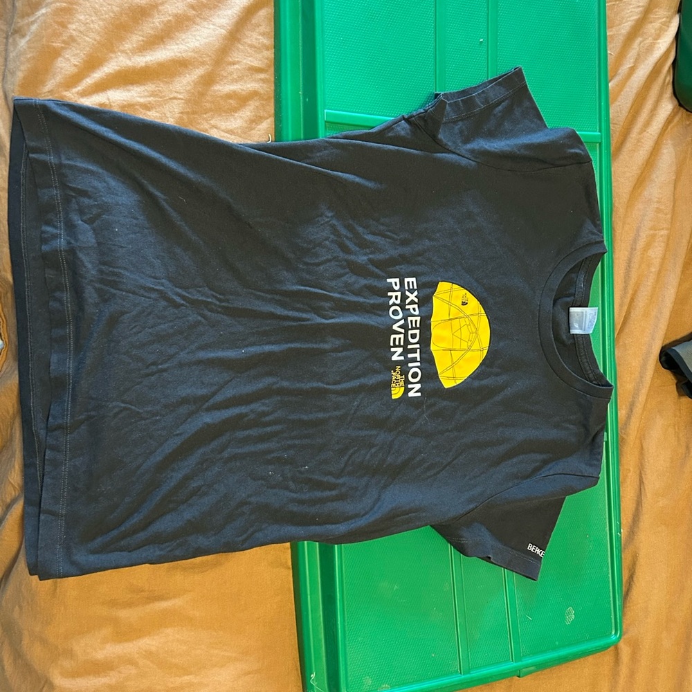 TNF Black T-Shirt with Yellow Graphic